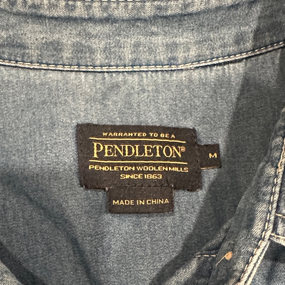 Pendleton Women's Blue Button Down Shirt - image 2